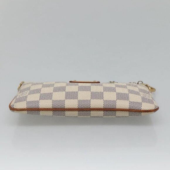 LOUIS VUITTON Damier Azur Pochette Mira MM Accessory Pouch LV Auth - Picture 6 of 16